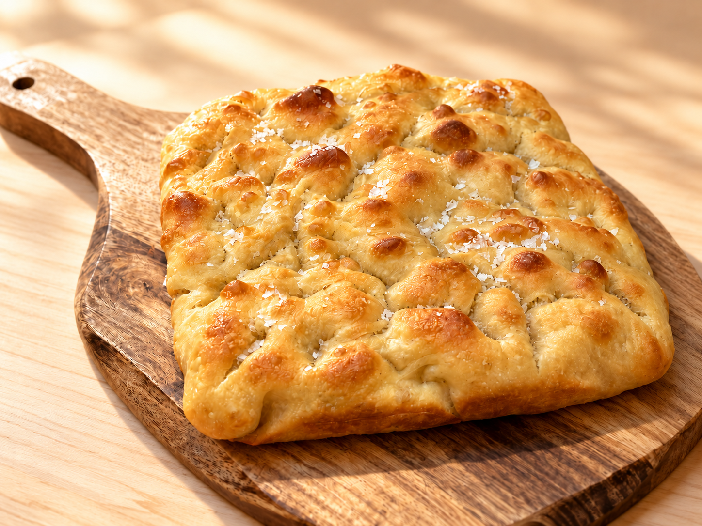 Sea salt sourdough focaccia